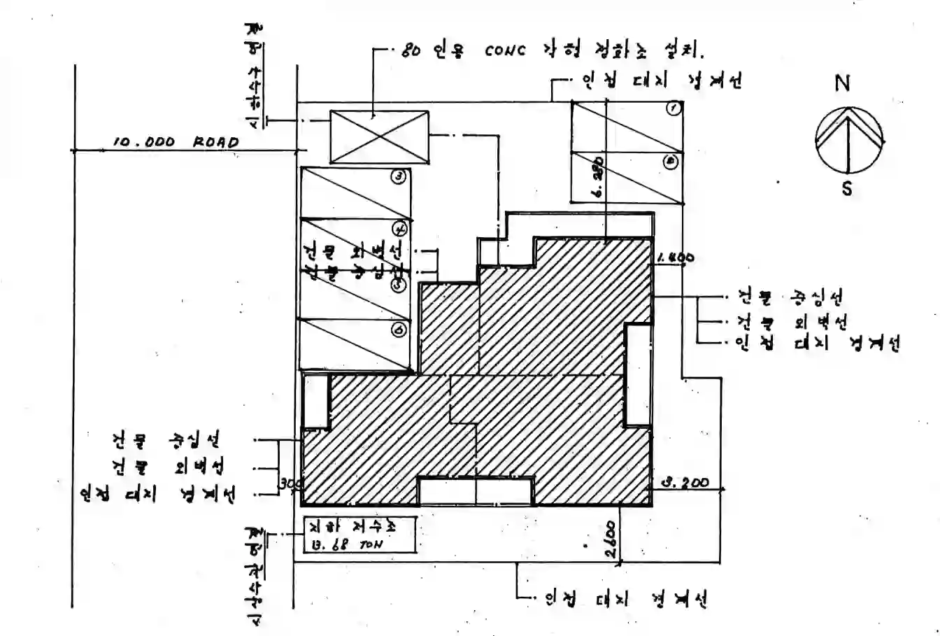 전원빌라 배치도 이미지